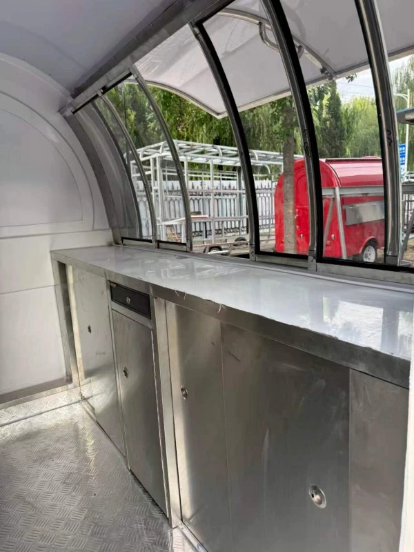 Electric Three Wheeled Mobile Food Cart